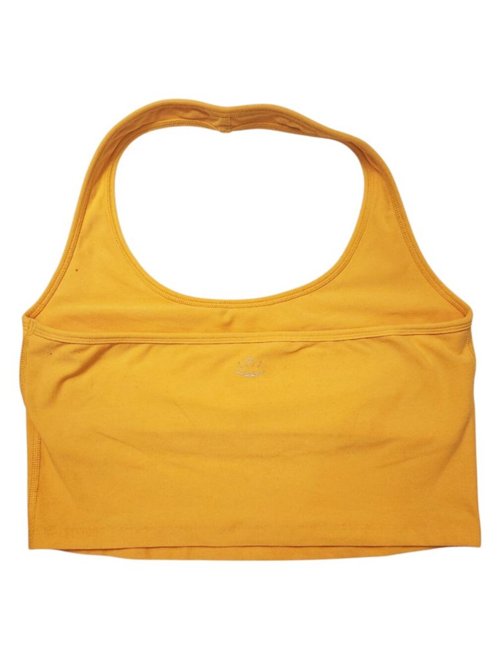 Beyond Yoga Yellow Well Rounded Cropped Halter Tank Top Size Large - Picture 3 of 11